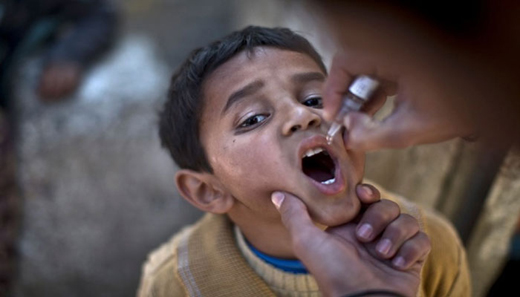 Polio virus.